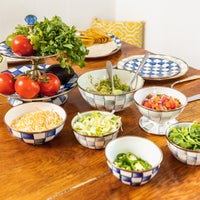 Sterling Check Dinner Plate