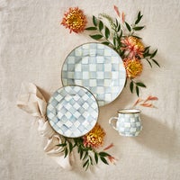 Sterling Check Dinner Plate