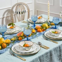 Sterling Check Dinner Plate