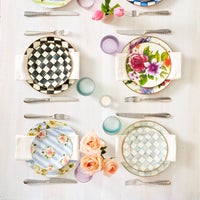 Sterling Check Dinner Plate
