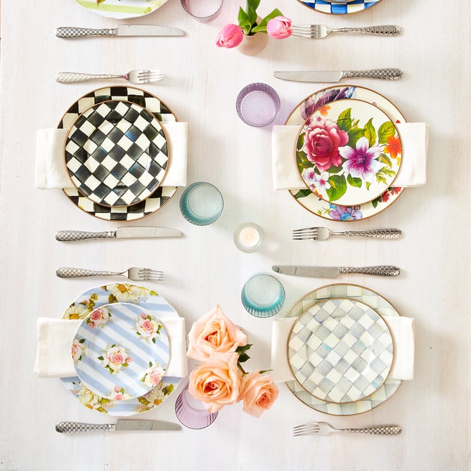 Sterling Check Dinner Plate image number 9