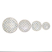 Sterling Check Dinner Plate
