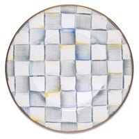 Sterling Check Dinner Plate