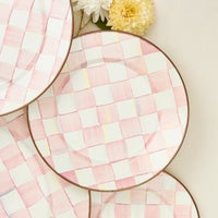 Rosy Check Dinner Plate