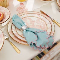 Rosy Check Dinner Plate