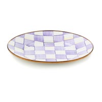 Violet Check Dinnerware