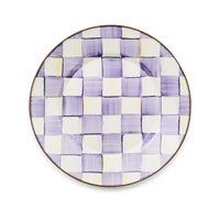Violet Check Dinnerware