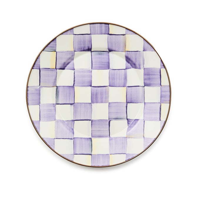 Violet Check Dinnerware image number 1