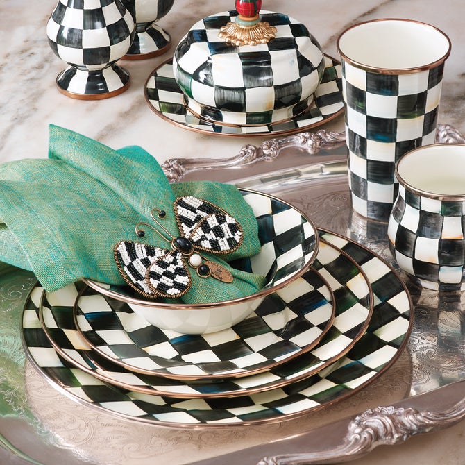 Courtly Check Dinner Plate image number 5