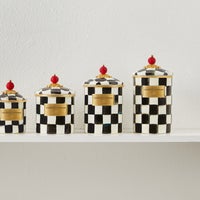 Courtly Check Canisters, Set of 3