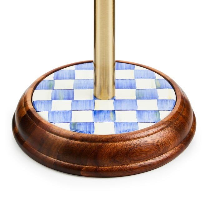 Royal Check Wood Paper Towel Holder image number 2