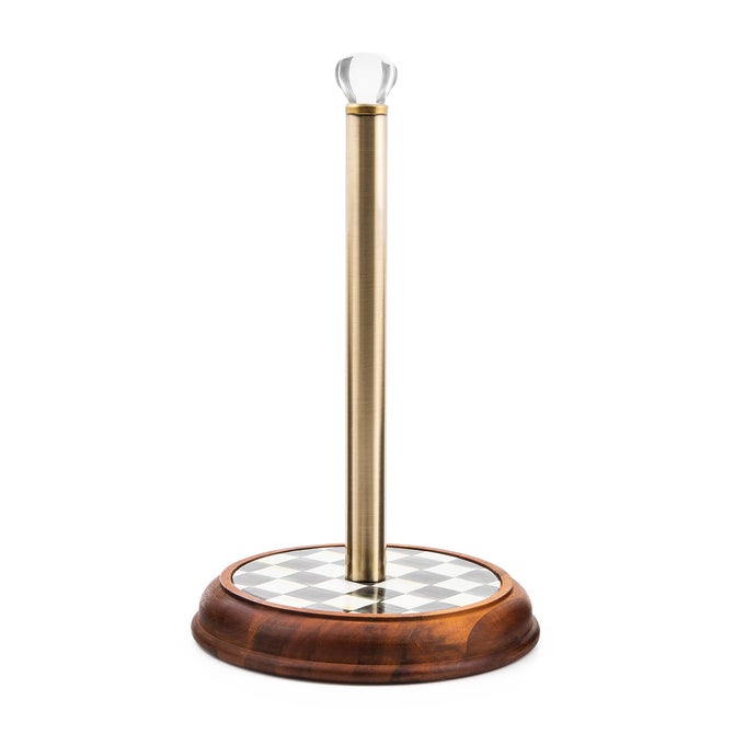 Courtly Check Wood Paper Towel Holder image number 2