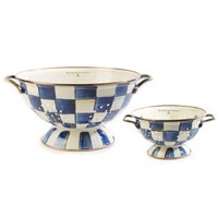 Royal Check Colanders, Set of 2