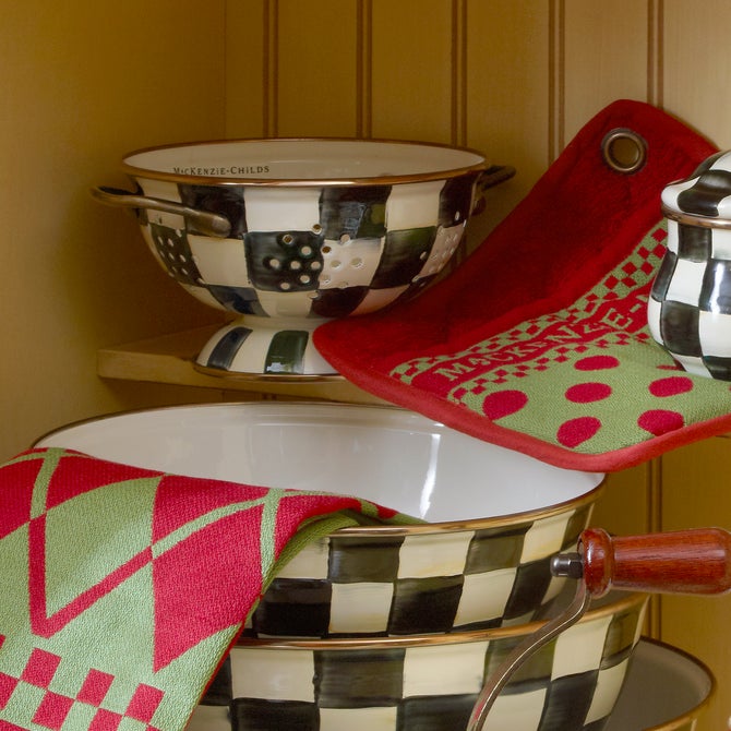 Courtly Check Small Colander image number 8