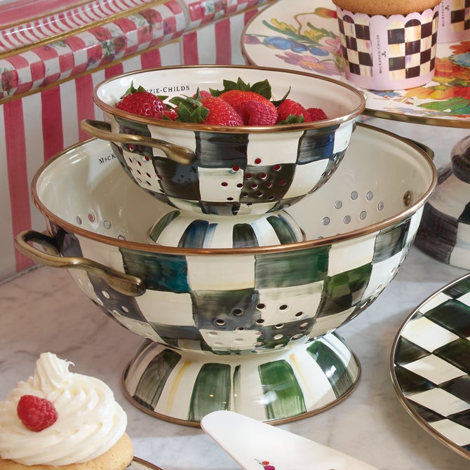Courtly Check Small Colander image number 2