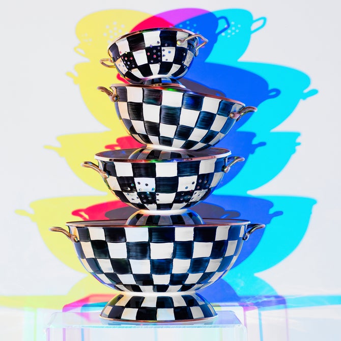 Courtly Check Small Colander image number 13