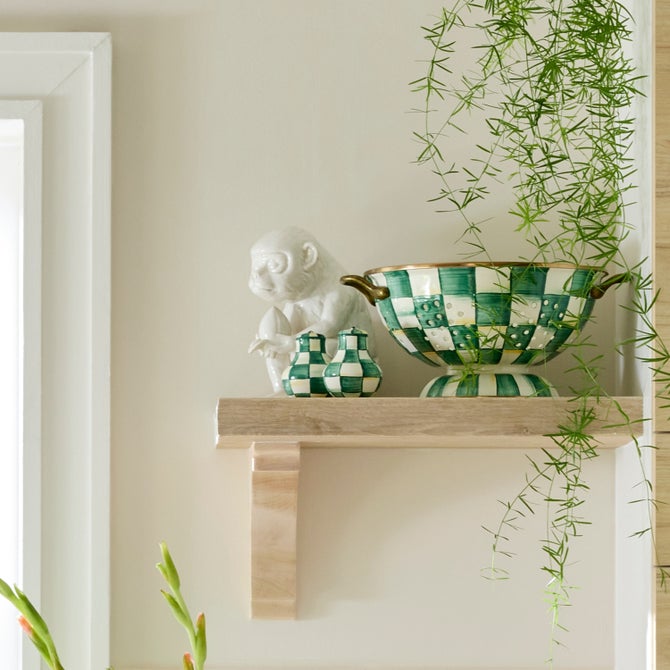 Emerald Check Salt & Pepper Shakers image number 2