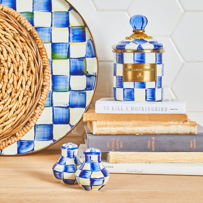 Royal Check Salt & Pepper Shakers image number 4