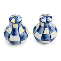 Royal Check Salt & Pepper Shakers