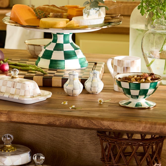 Sterling Check Salt & Pepper Shakers image number 4