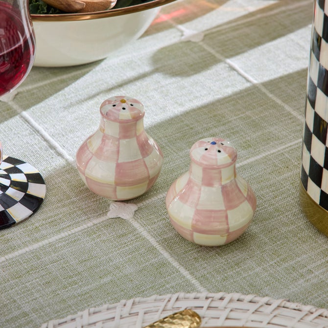 Rosy Check Salt & Pepper Shakers image number 1