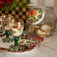 Cookie Jar with Deck the Halls Lid