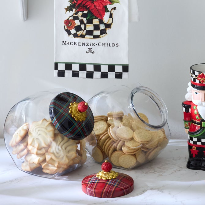 Cookie Jar with Red Tartan Lid image number 3