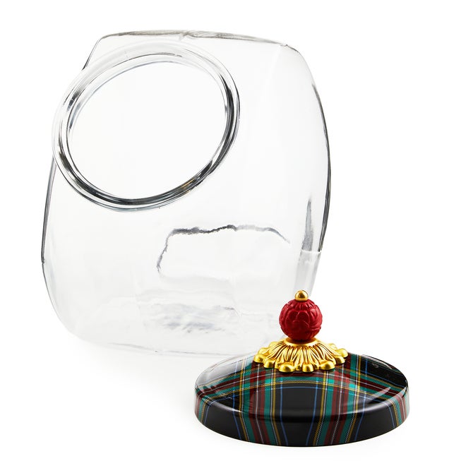 Cookie Jar with Black Tartan Lid image number 2