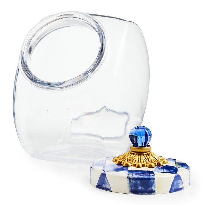 Cookie Jar with Royal Check Lid image number 8