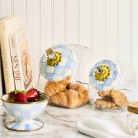 Cookie Jar with Sky Check Lid