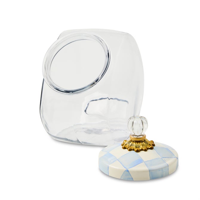 Cookie Jar with Sky Check Lid image number 2