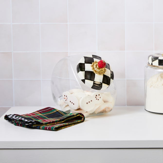 Cookie Jar with Courtly Check Lid image number 14
