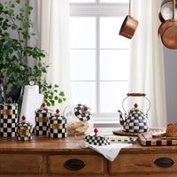 Cookie Jar with Courtly Check Lid