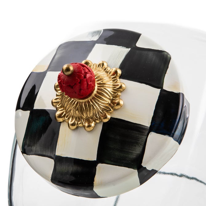 Cookie Jar with Courtly Check Lid image number 4