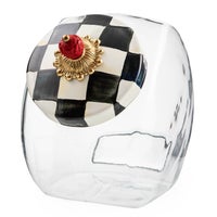 Cookie Jar with Courtly Check Lid