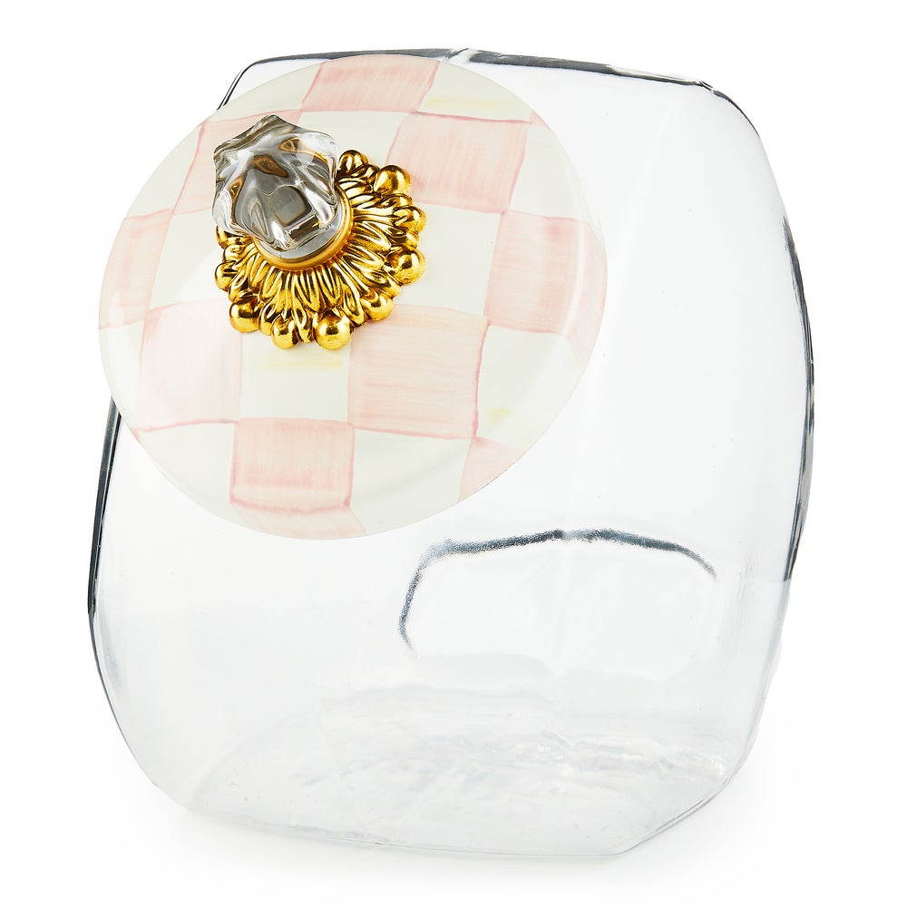 Check Cookie Jar - Rosy Check mackenzie-childs Panama imagen 1