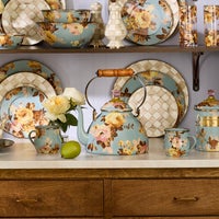 Wild Rose Slate 3 Quart Tea Kettle