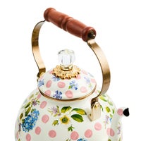 Wildflowers Pink 3 Qt. Tea Kettle