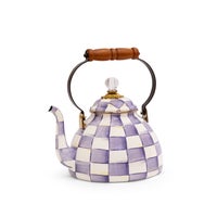 Violet Check 3 Quart Tea Kettle