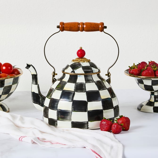 Courtly Check 3 Quart Tea Kettle image number 1