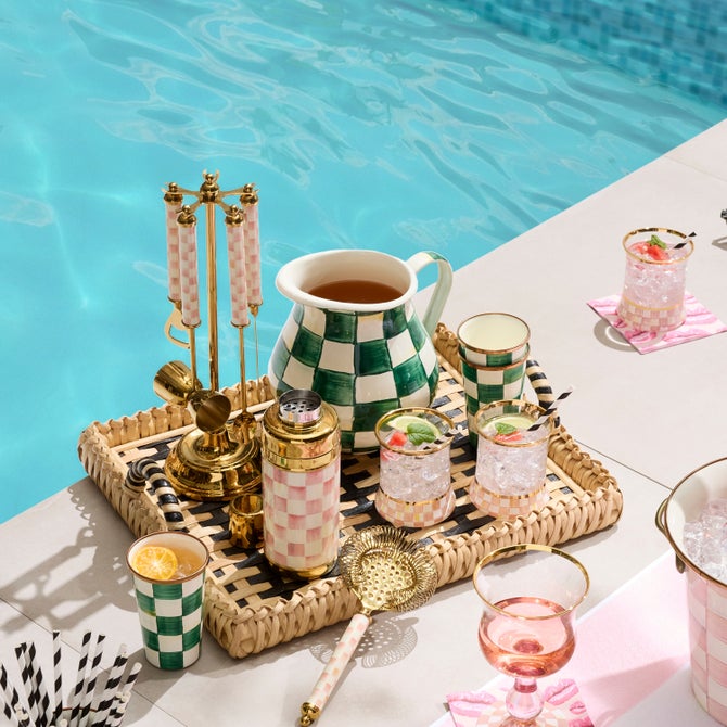 Emerald Check Pitcher image number 2