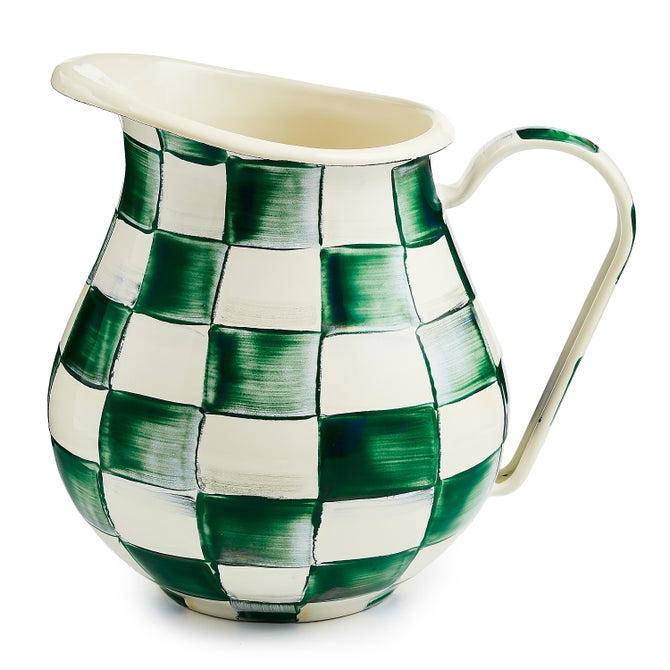 Emerald Check Pitcher image number 0