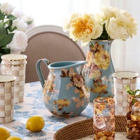 Wild Rose Slate Pitcher