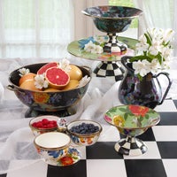 Black Flower Market Pitcher