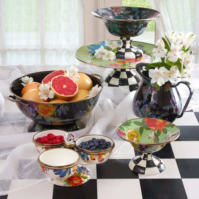 Black Flower Market Pitcher image number 2