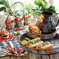 Black Flower Market Pitcher