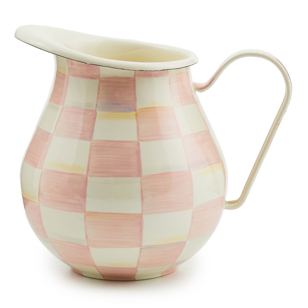 Enamel Round Pitcher - Rosy Check mackenzie-childs Panama imagen 1