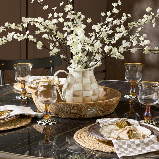 Mocha Check Pitcher image number 1