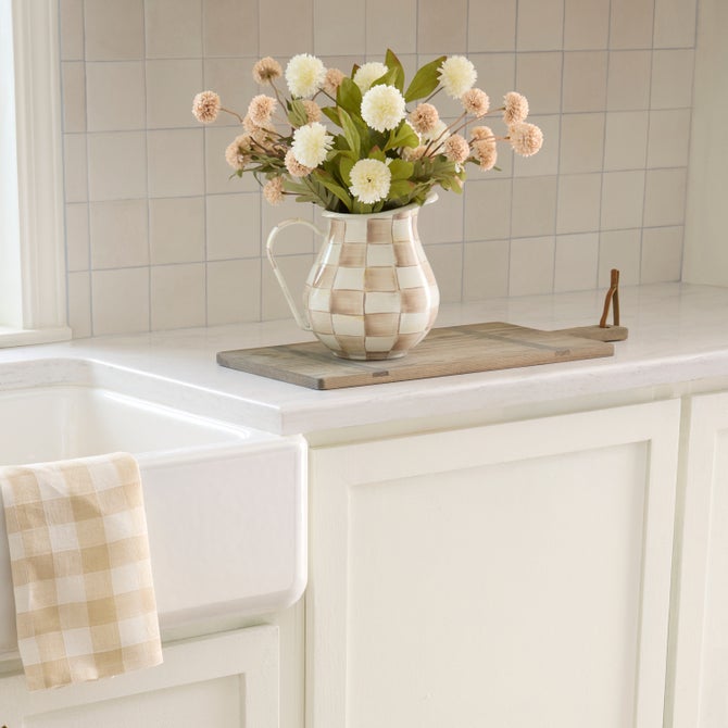 Mocha Check Pitcher image number 3