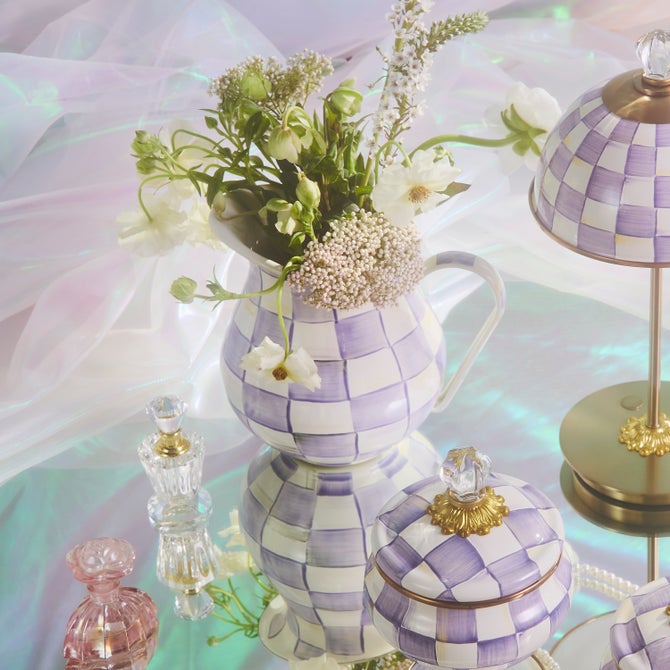 Violet Check Pitcher image number 1